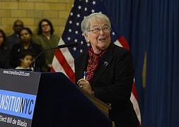 Carmen Fariña, durante su nombramiento. :: Rob Bennett / Efe/