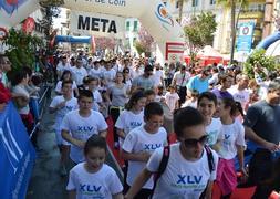 Imagen de los participantes a su llegada a meta.::SUR/