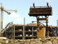 La construcción se paraliza en Málaga por la huelga de las canteras