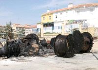 La Policía investiga un incendio provocado en la subestación de Sevillana-Endesa/