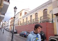 ARTE. El edificio del Centro de Arte Contemporáneo está actualmente vallado. / EVA GUZMÁN/