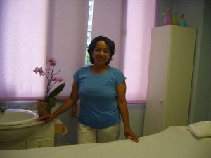 SALUD. Marisela Perdomo, en su gabinete de Body Salud. / M. M./