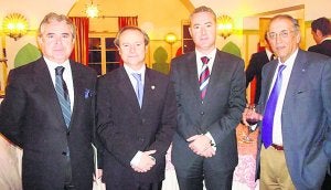 Pedro Navarro, Javier Tudela, Juan Carlos Robles y Juan López Cohard./