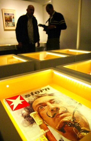 Salvador Dalí fue pionero en usar los medios como herramienta de promoción. :: ÁLVARO CABRERA/