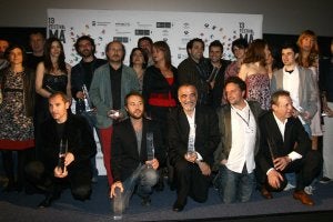 ZonaZine. Foto de familia con algunos de los premiados. :: ÁLVARO CABRERA/
