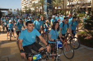 La marcha partió de la avenida del Mar y recorrió varias calles del centro. ::
JOSELE-LANZA/