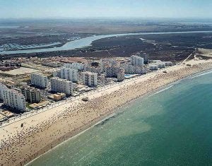 Imagen de archivo de la costa en una parte de El Puerto de Santa María. ::
SUR/