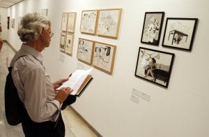 El Archivo Municipal ofrece una muestra de dibujos. :: Álvaro Cabrera/