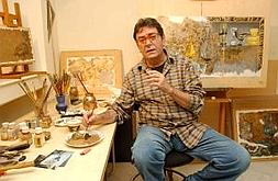 Carlos Durán, en una imagen de archivo tomada en su estudio. :: CARLOS MORET/