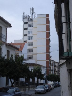 Vista de una de las antenas expedientadas.. ::
A. P./