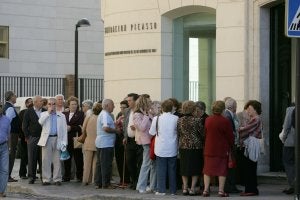 La Fundación Picasso-Museo Casa Natal cierra un balance positivo de visitas en 2012. :: SALVADOR SALAS/