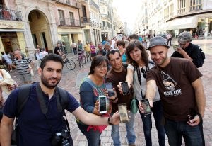 Los visitantes tienen en conjunto más de 47.000 seguidores en las redes sociales . ::
CARLOS MORET/