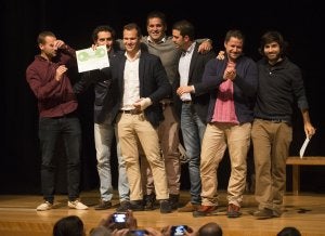 Los ganadores del concurso. ::
ÑITO SALAS/