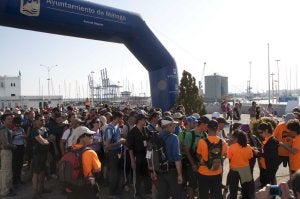 Participantes de la travesía senderista. ::
YHASMINA GARCÍA/