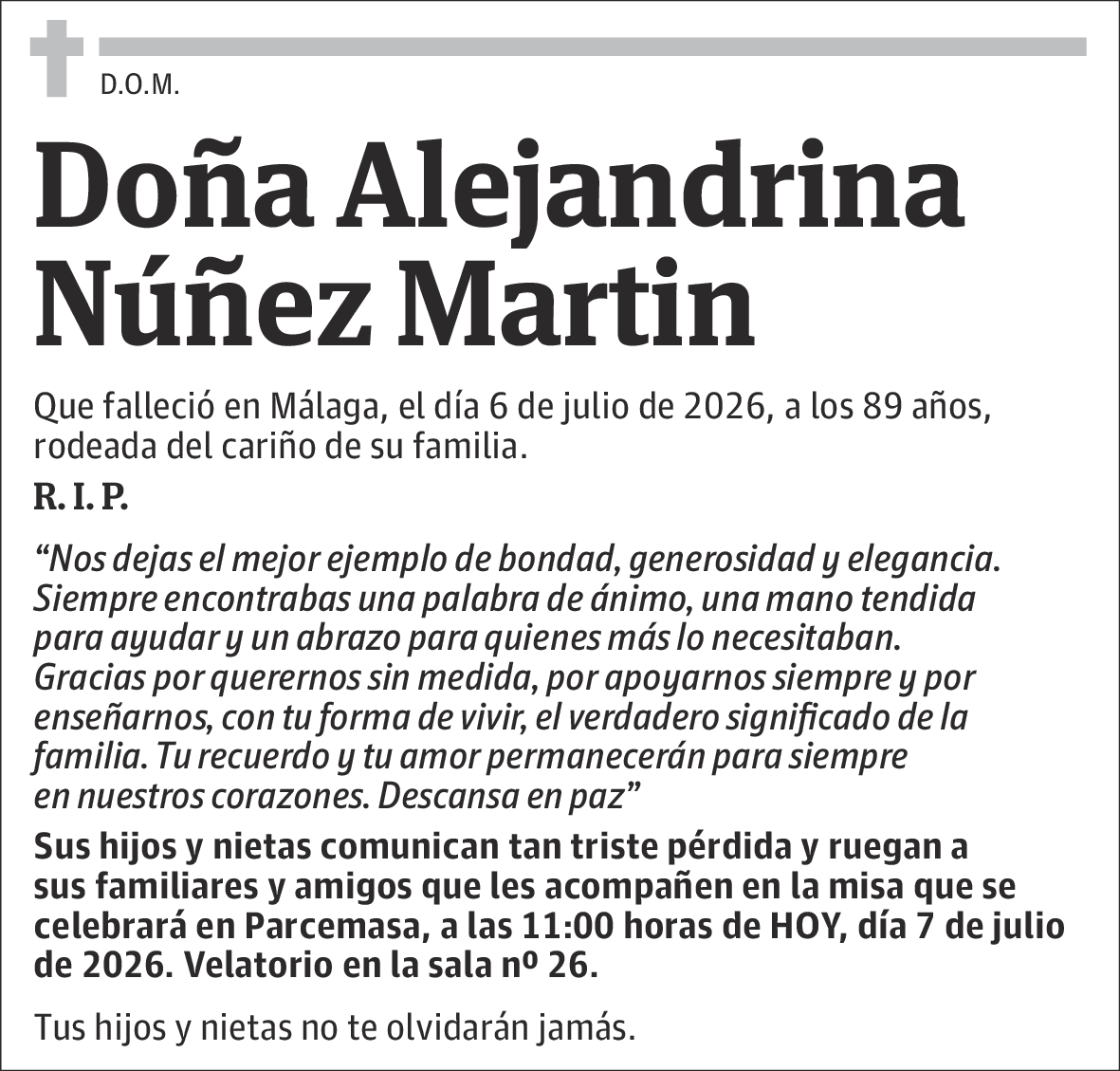 Alejandrina Núñez Martin