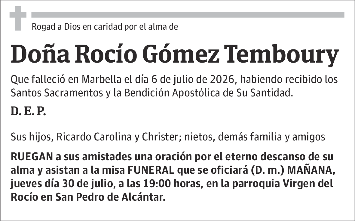 Rocío Gómez Temboury