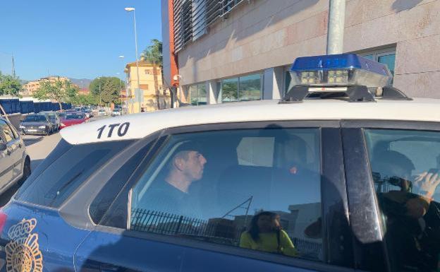 Sergio Ruiz, a su llegada a los juzgados veleños el pasado 4 de octubre. /SUR