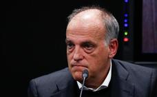 Tebas, en un evento la pasada semana./EP