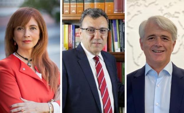Los abogados de Málaga eligen a su nuevo decano 1 Dolores López, Salvador González y José Manuel Conejo /SUR