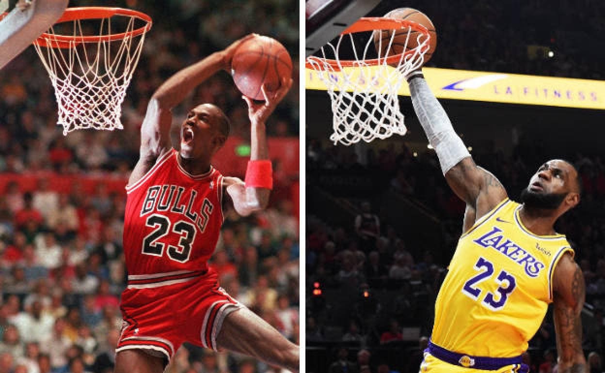 Mutuo Consejo Bebida Michael Jordan o LeBron James, ¿quién es el mejor?: Comparativa | Diario Sur