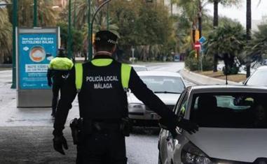 Imagen de archivo de la Policía Local de Málaga./SUR