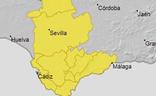 Activan el aviso amarillo por lluvias en Málaga desde este jueves