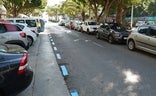 Señalización de la zona azul en Echeverría de Huelin./