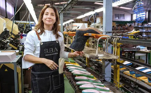 Paula del Río, en su taller./mutador estudio