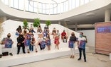 Algunos de los concursantes de 'Marbella Crea 2020' junto a la alcaldesa, Ángeles Muñoz y el concejal de Juventud, Enrique Rodríguez/Josele