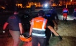 Traslado de la víctima en Cártama./SUR
