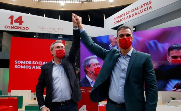 Espadas y Sánchez apelan a la unidad del PSOE para recuperar la Junta |  Diario Sur