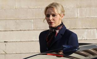Charlene de Mónaco, a su regreso a Palacio./Afp