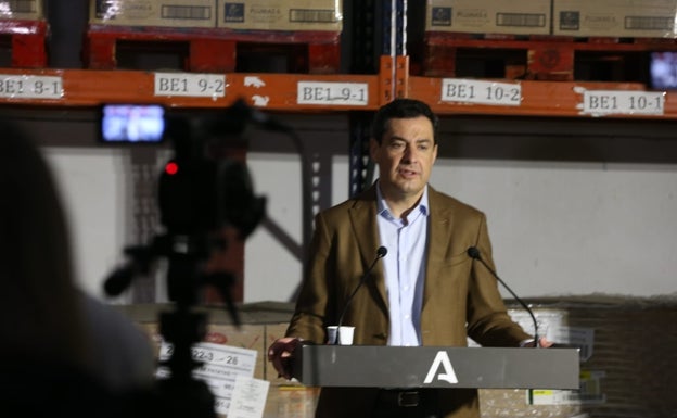 El mensaje esperanzador de Juanma Moreno para 2022: