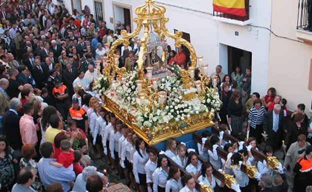 Virgen de los Remedios, patrona de Cártama./SUR