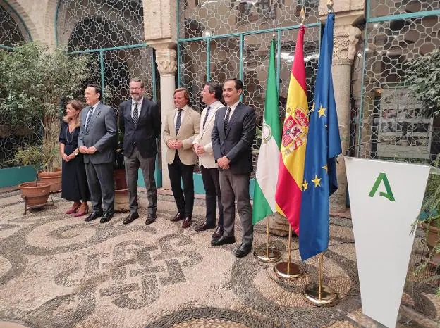 El Consejero de Justicia, Administración Local y Administraciones Públicas, José Antonio Nieto, ayer en Córdoba. 