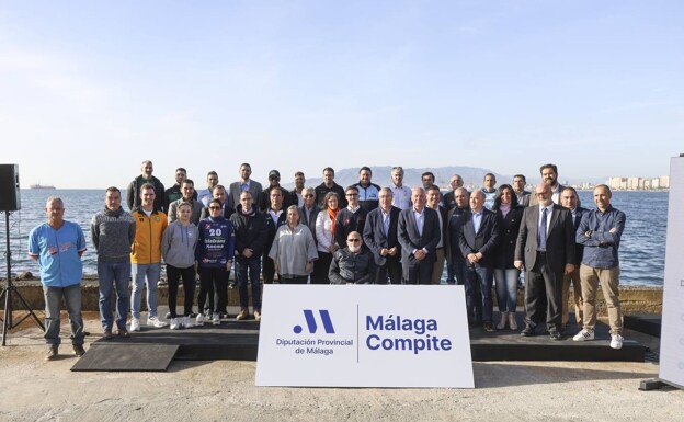 La Diputación aumenta un 20% el programa Málaga Compite para fortalecer el deporte de alto nivel en la provincia