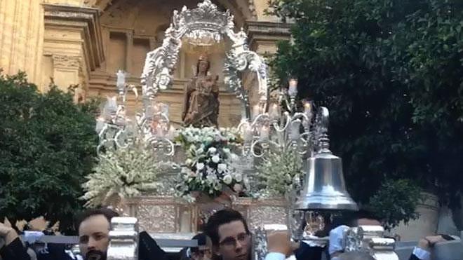 Directo Procesión De La Virgen De La Victoria Por Las Calles De